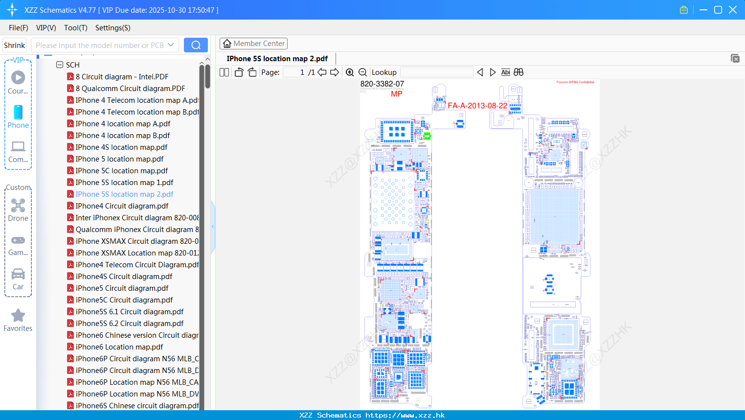 IPhone 5S Location Map 2